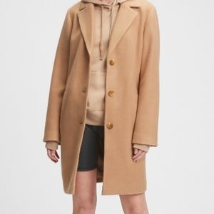 Gap Wool Blend Top Coat Sz L